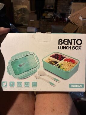 Bento Lunch Box - Mint Green 1400ml
